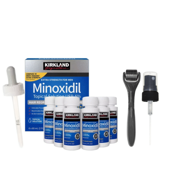 Kirkland Minoxidil with Roller, Applicator ( New Packaging )